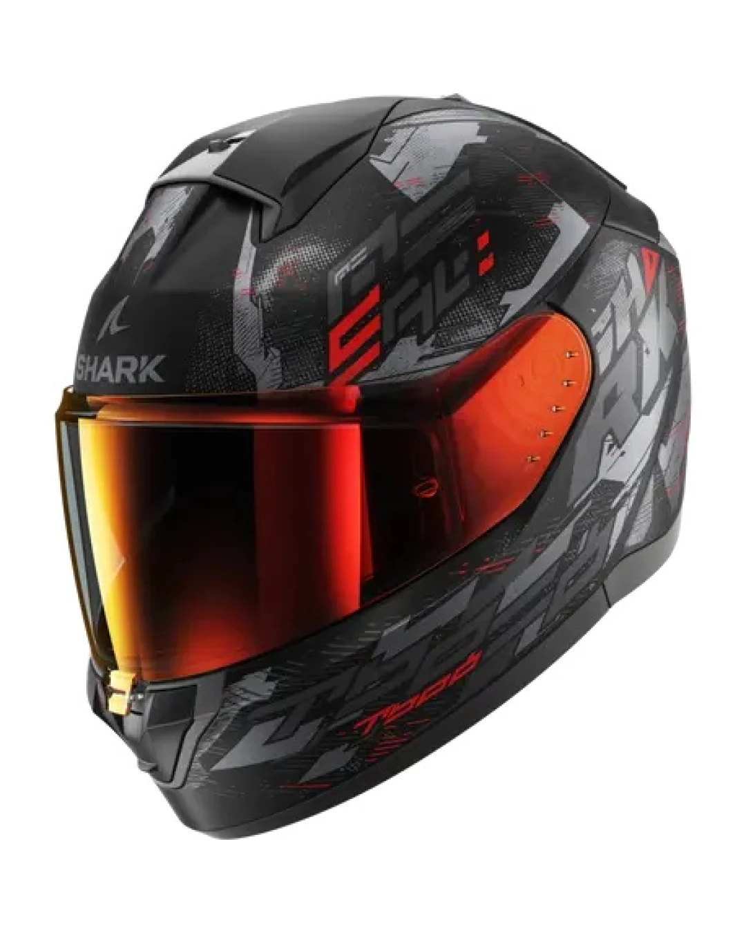 Каска SHARK RIDILL 2 MOLOKAI MATT BLACK/GRAY/RED