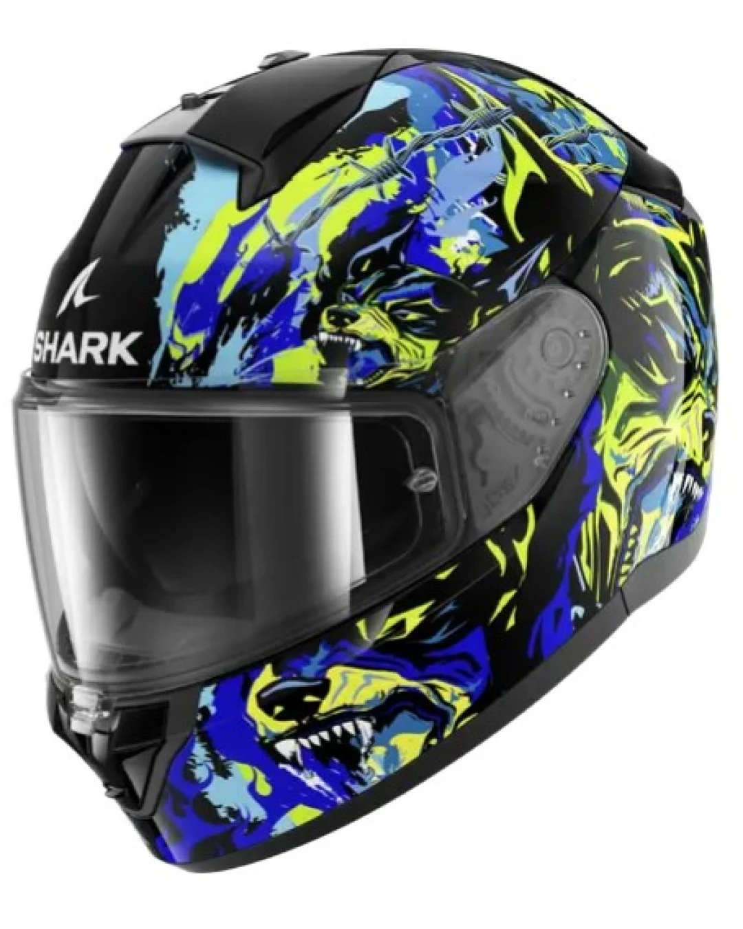 Каска SHARK RIDILL 2 RAGING BEAST Black Blue Green