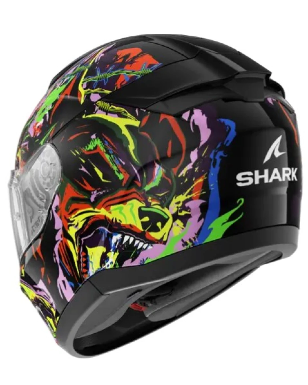 Каска SHARK RIDILL 2 RAGING BEAST Black Violet Yellow