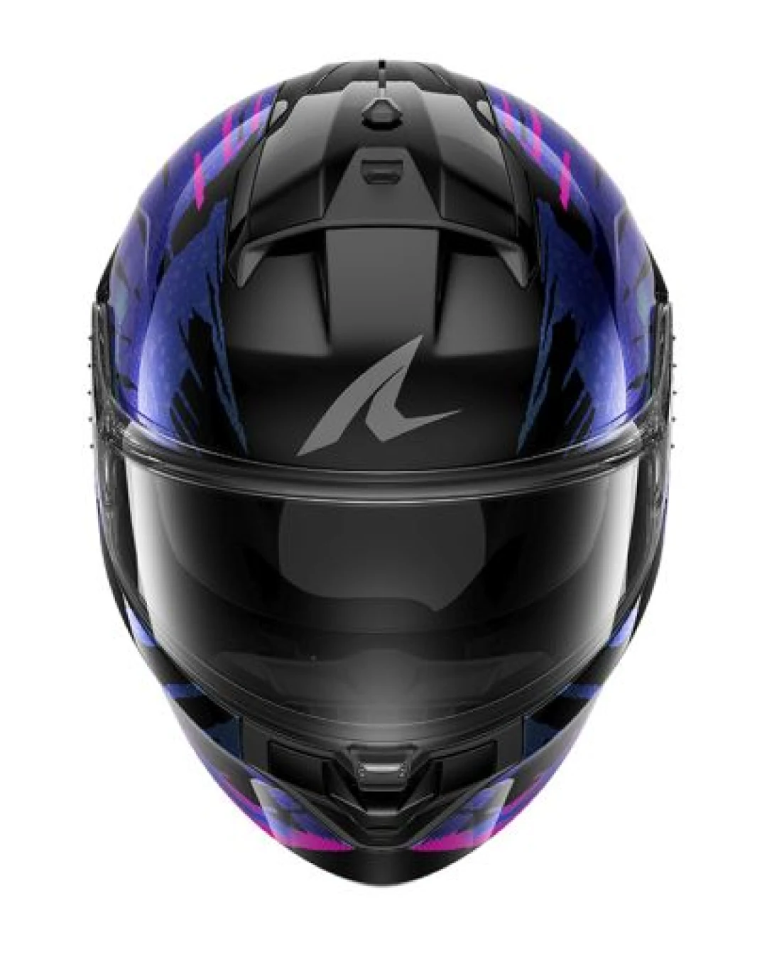 Каска SHARK RIDILL 2 REPTAIA BLACK/BLUE/PURPLE