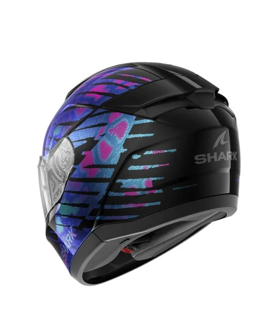 Каска SHARK RIDILL 2 REPTAIA BLACK/BLUE/PURPLE