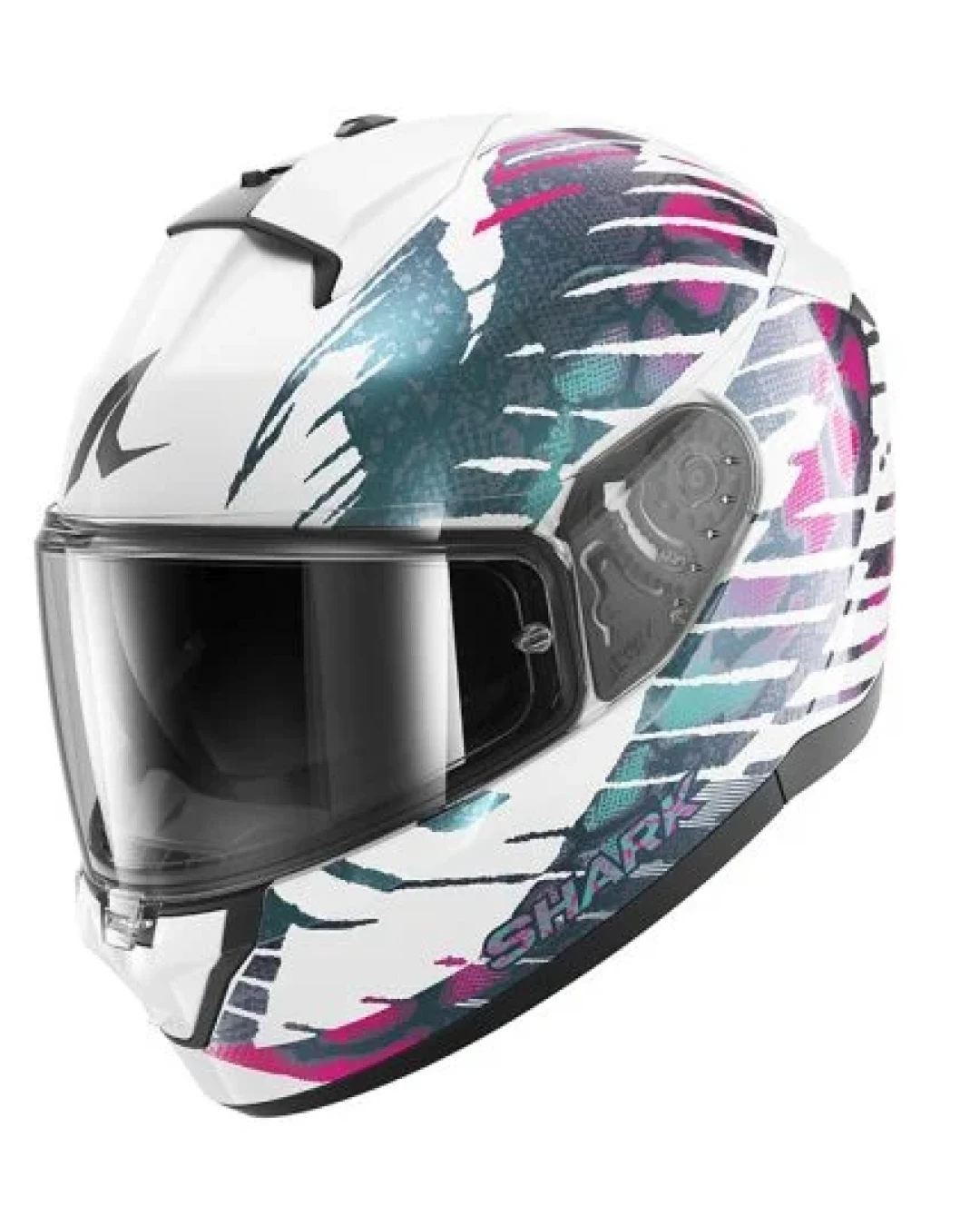 Каска SHARK RIDILL 2 REPTAIA BLUE/PURPLE/WHITE