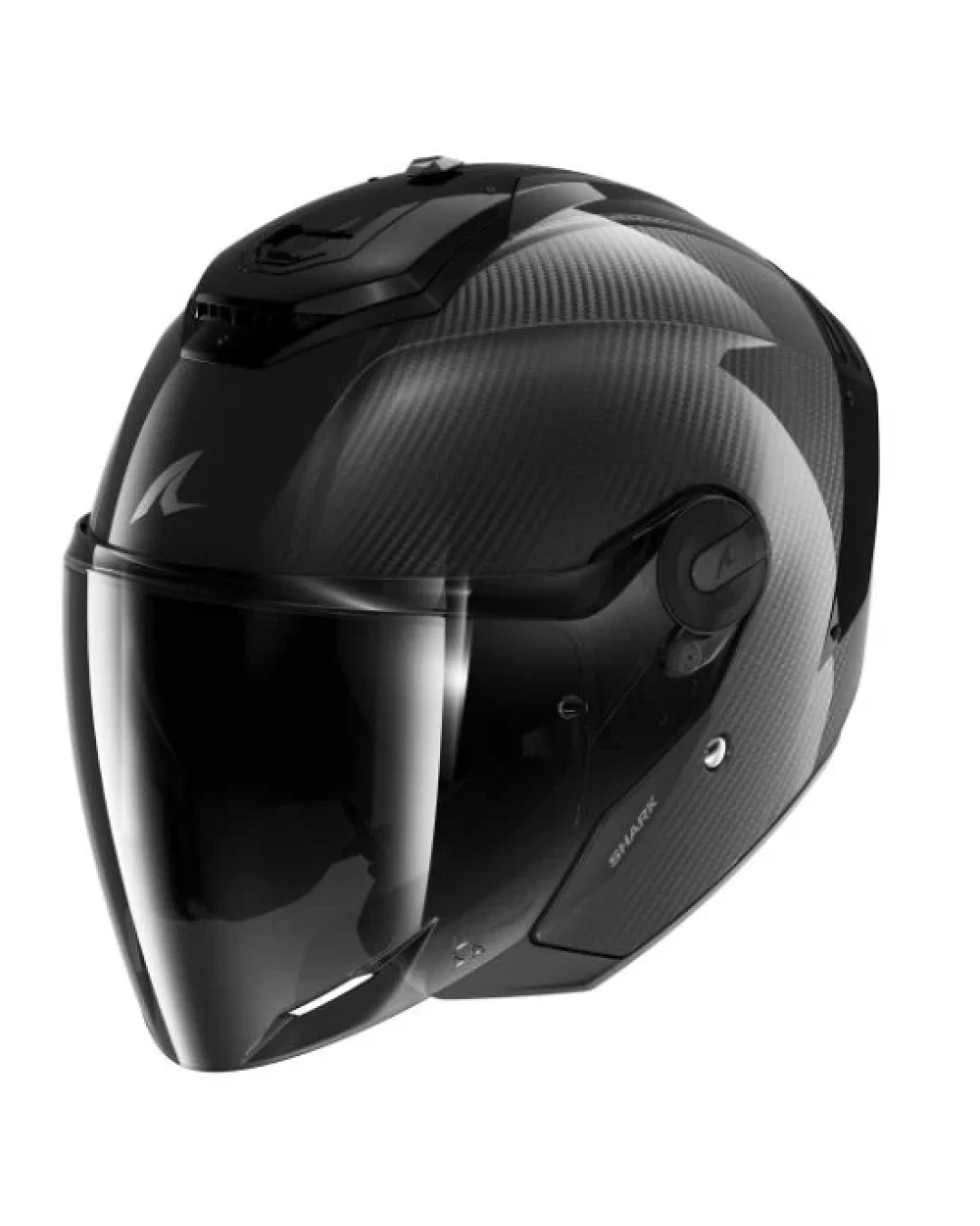 Каска SHARK RS JET CARBON SKIN BLACK/GLOSSY