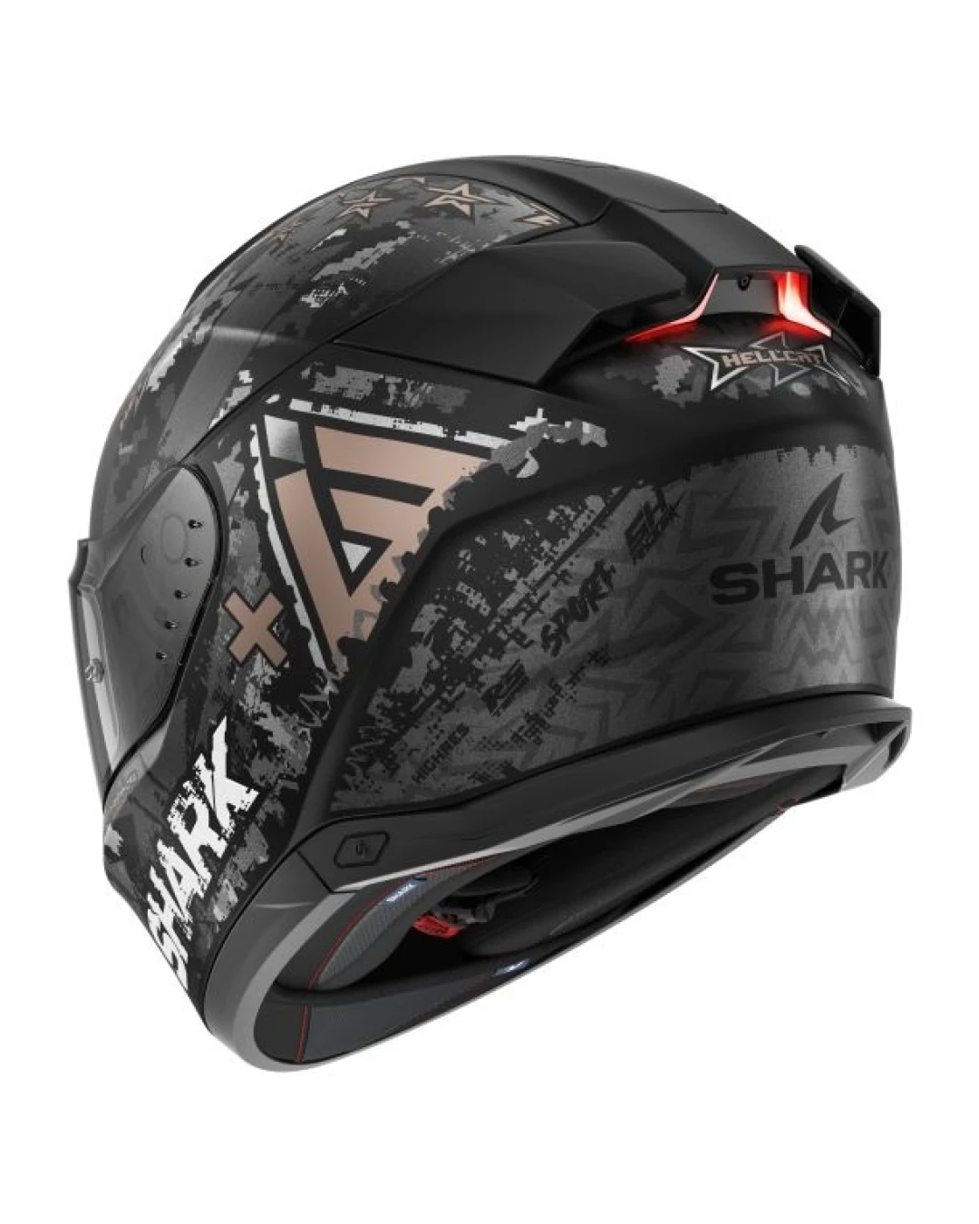 Каска SHARK SKWAL i3 HELLCAT BLACK/BRONZE