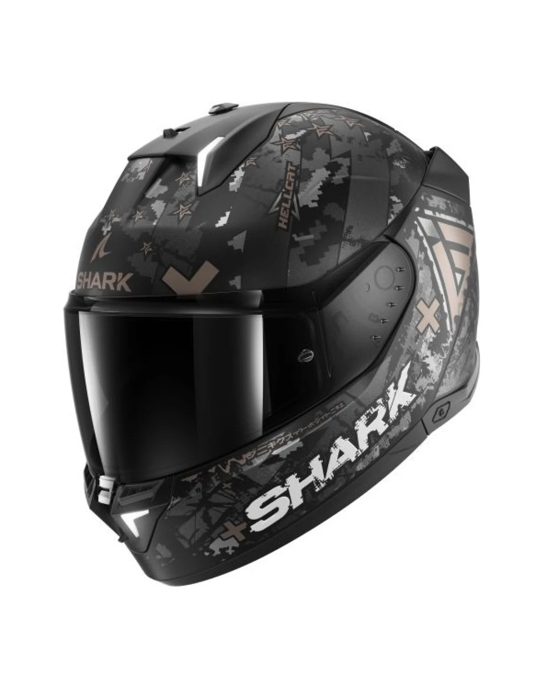 Каска SHARK SKWAL i3 HELLCAT BLACK/BRONZE