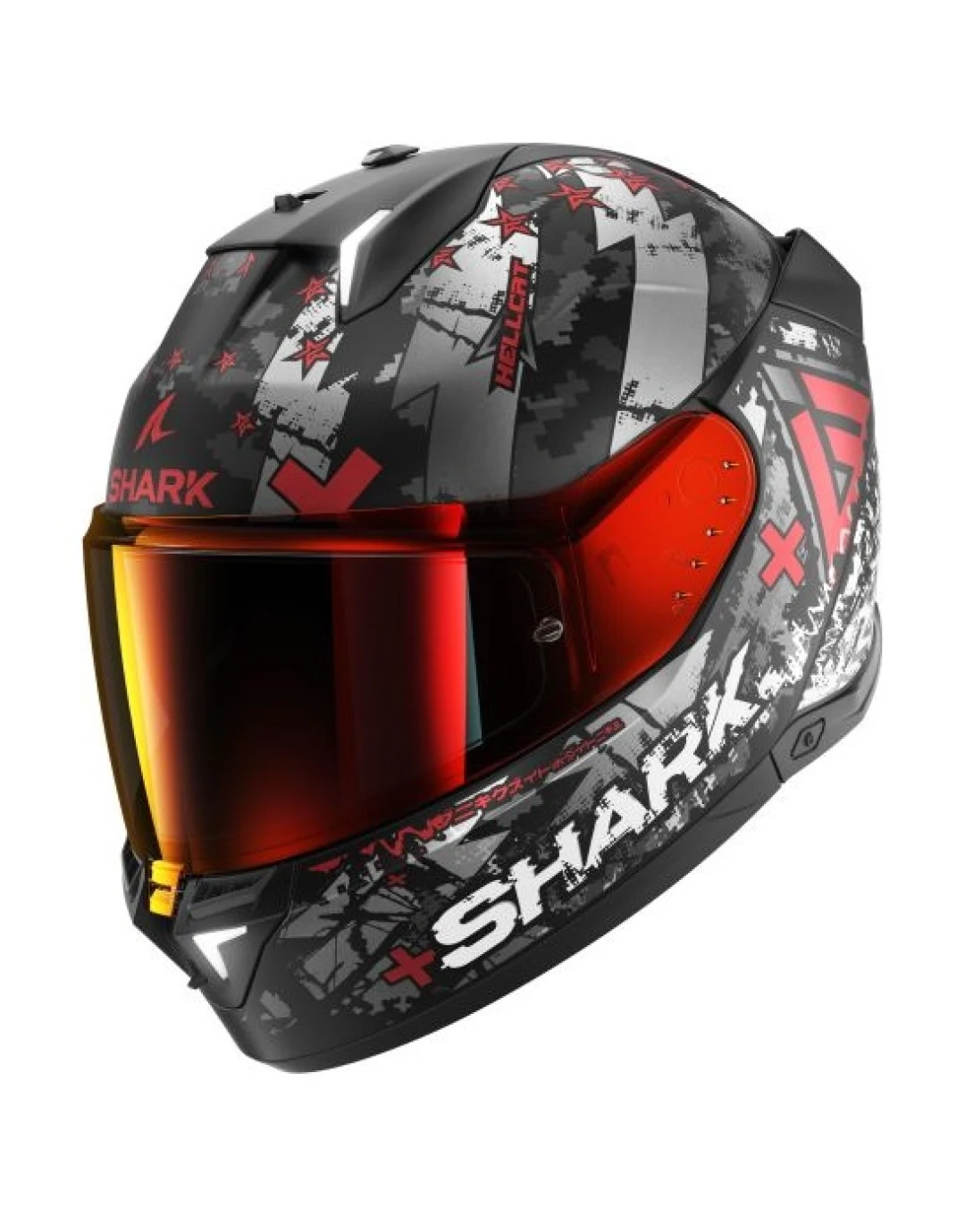 Каска SHARK SKWAL i3 HELLCAT BLACK/GREY/RED