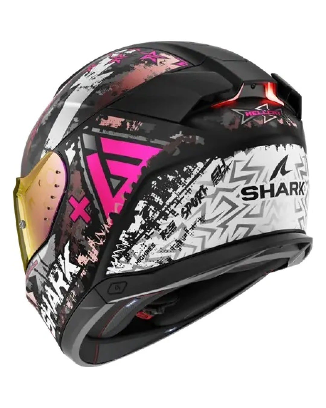 Каска SHARK SKWAL i3 HELLCAT MATT BLACK/WHITE/PINK