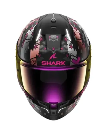 Каска SHARK SKWAL i3 HELLCAT MATT BLACK/WHITE/PINK