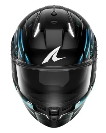 Каска SHARK SKWAL i3 LIGHT-BLUR BLACK/BLUE/GREEN