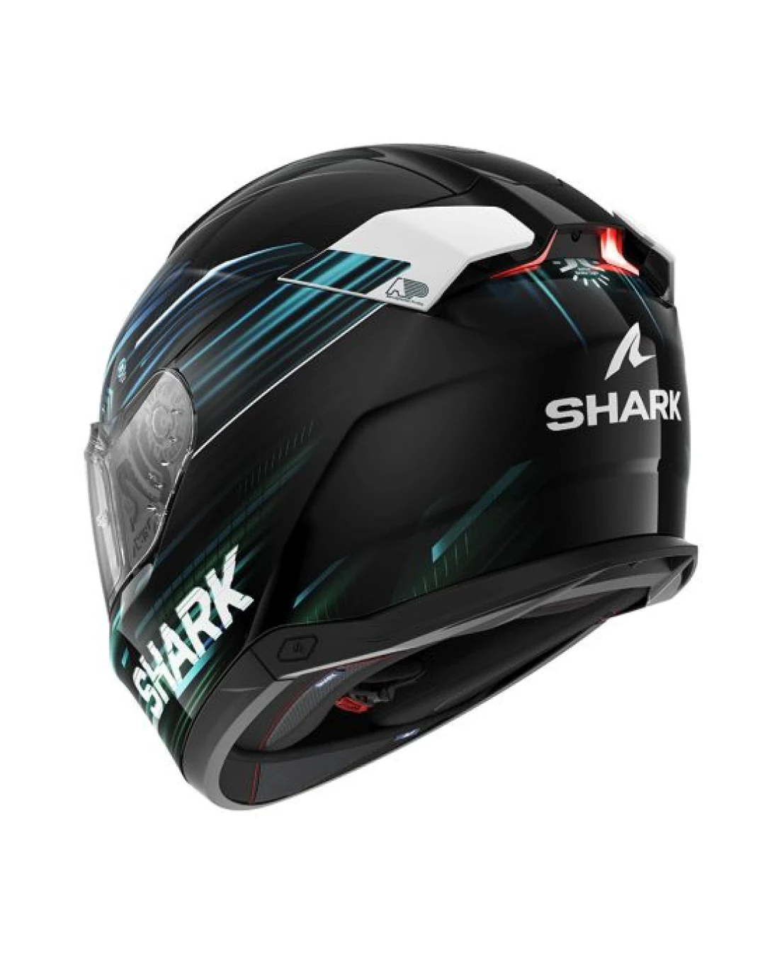 Каска SHARK SKWAL i3 LIGHT-BLUR BLACK/BLUE/GREEN