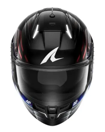Каска SHARK SKWAL i3 LIGHT-BLUR BLACK/BLUE/RED