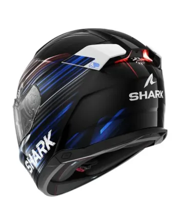 Каска SHARK SKWAL i3 LIGHT-BLUR BLACK/BLUE/RED