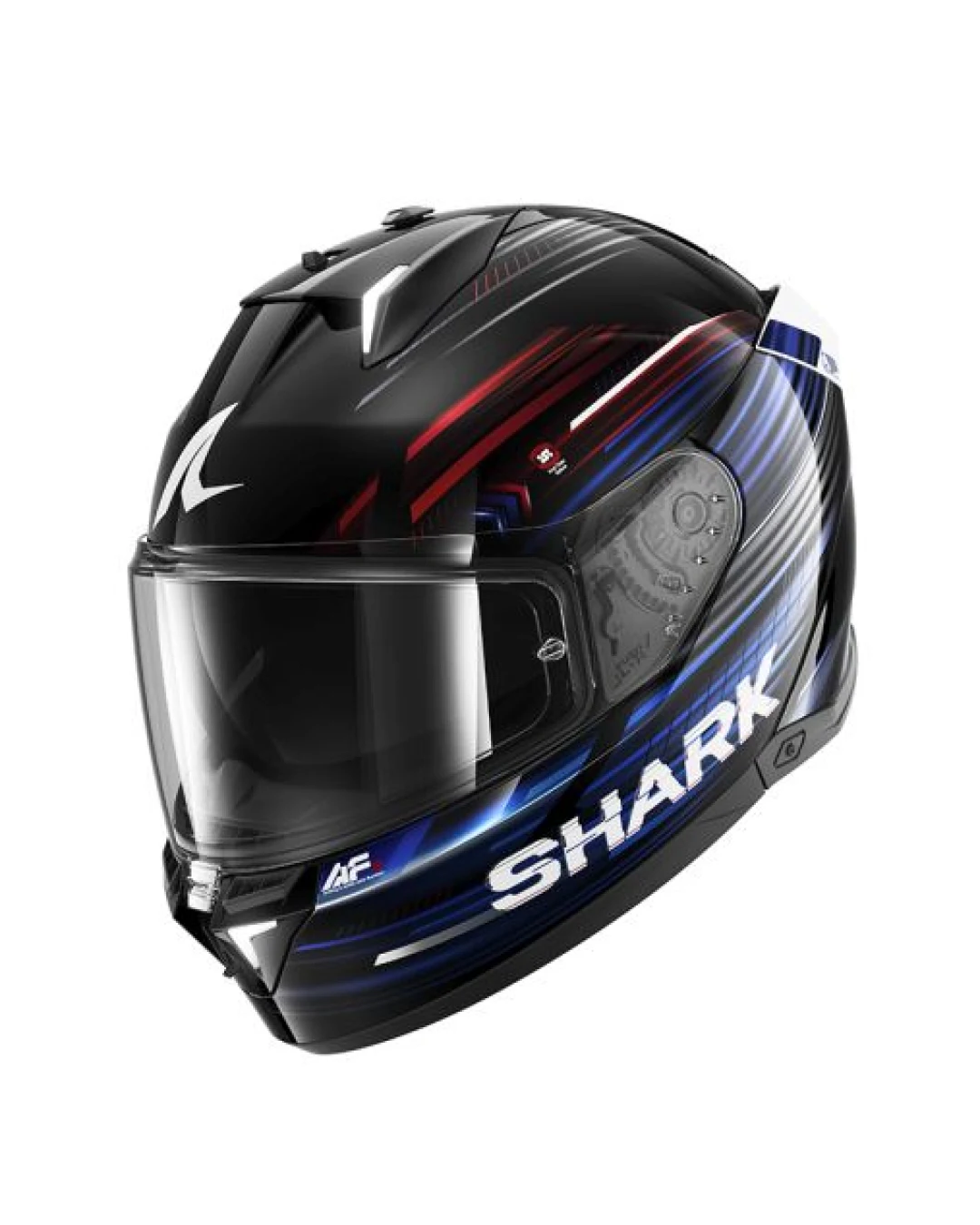 Каска SHARK SKWAL i3 LIGHT-BLUR BLACK/BLUE/RED
