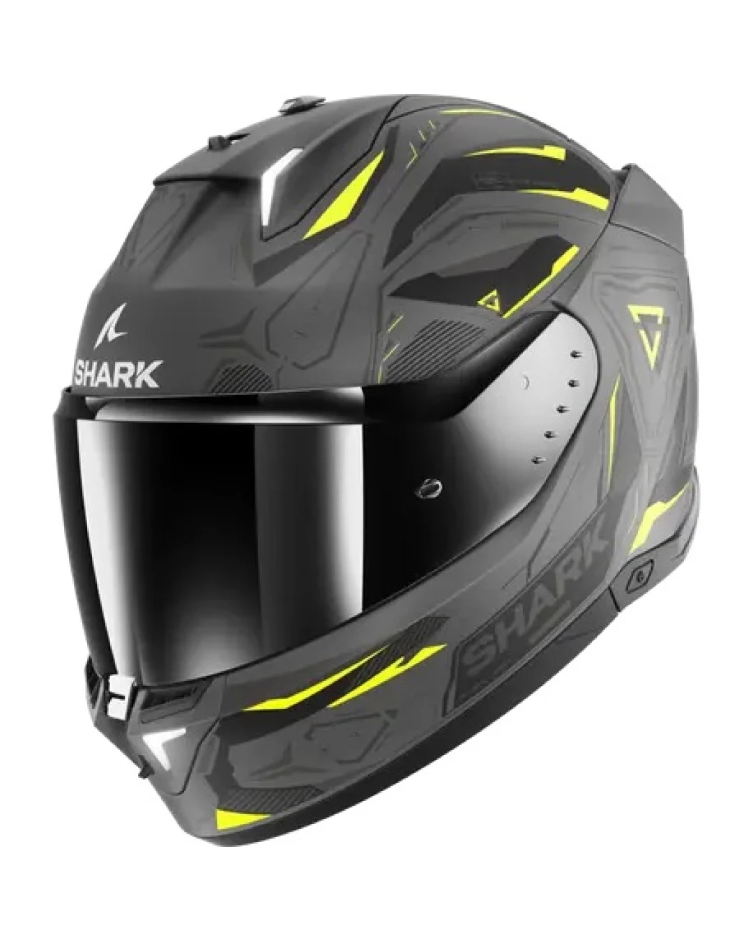 Каска SHARK SKWAL i3 LINIK MATT GREY/FLUO YELLOW