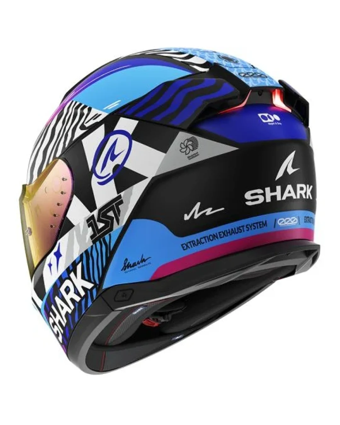 Каска SHARK SKWAL i3  SPEED-FANCY BLACK/BLUE/PURPLE