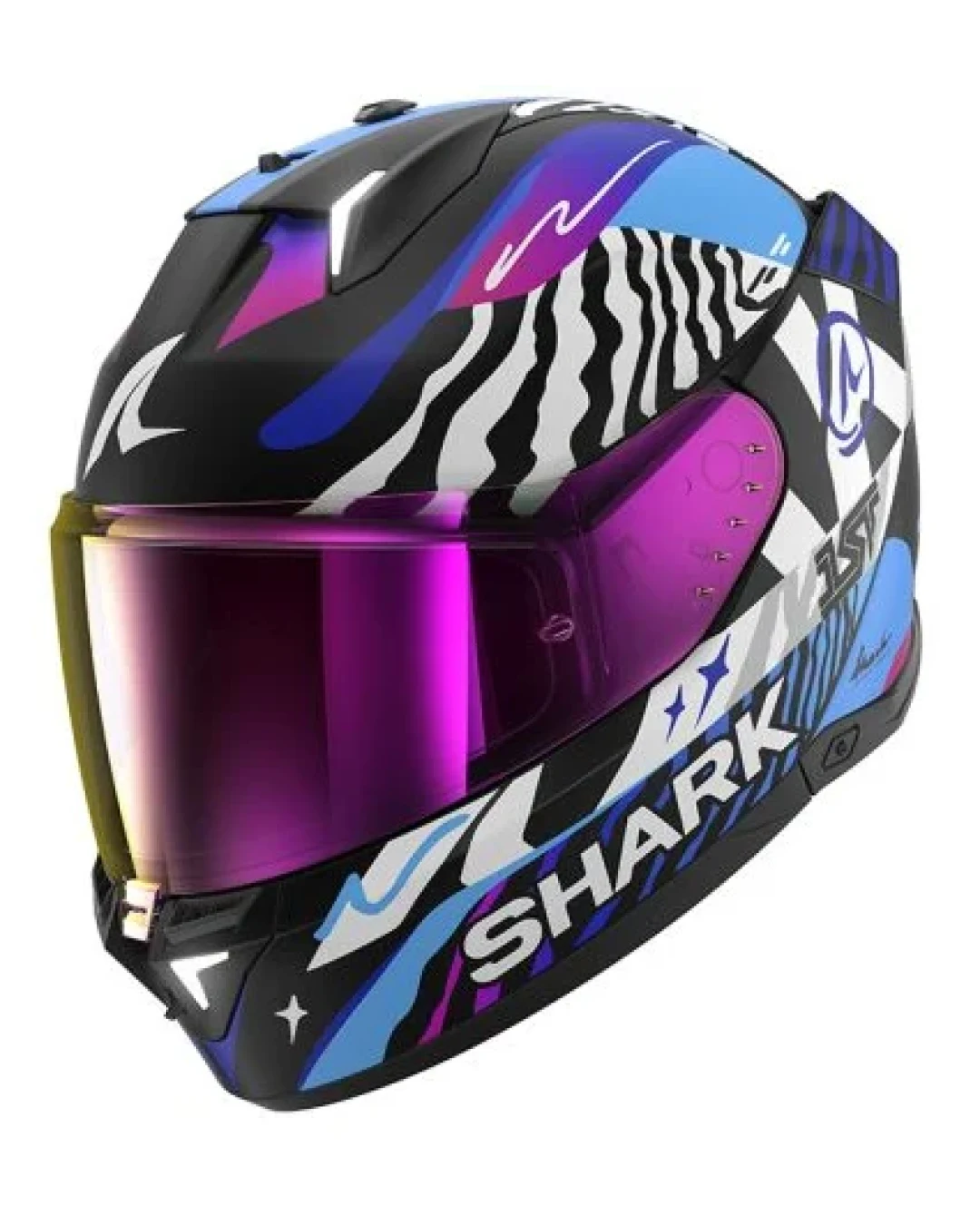Каска SHARK SKWAL i3  SPEED-FANCY BLACK/BLUE/PURPLE