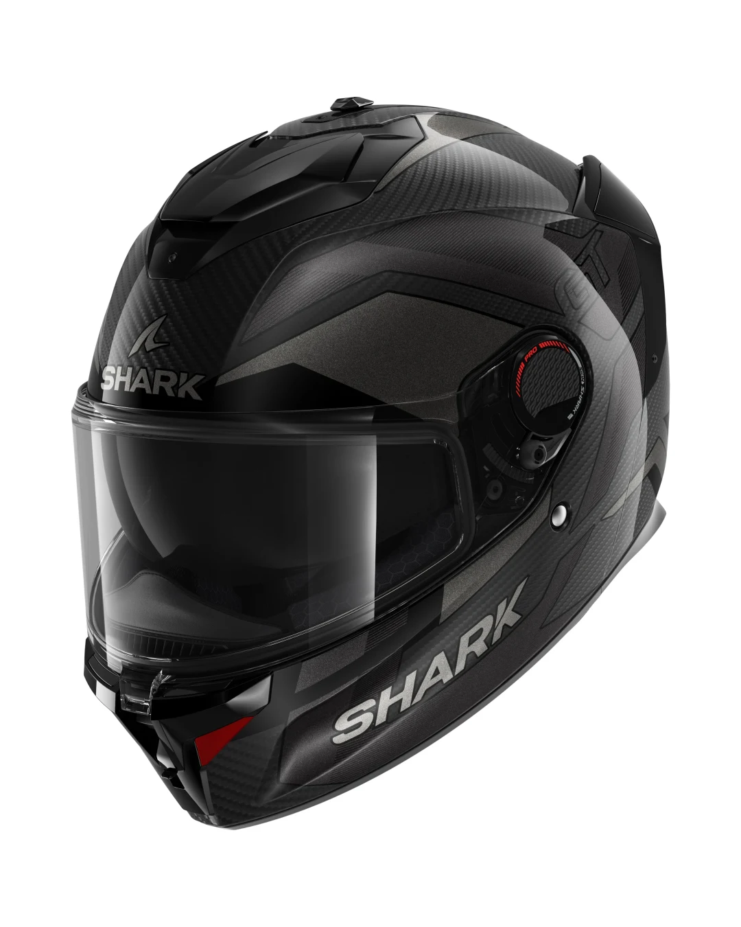 Каска SHARK SPARTAN GT PRO CARBON RITMO BLACK/GRAY GLOSS