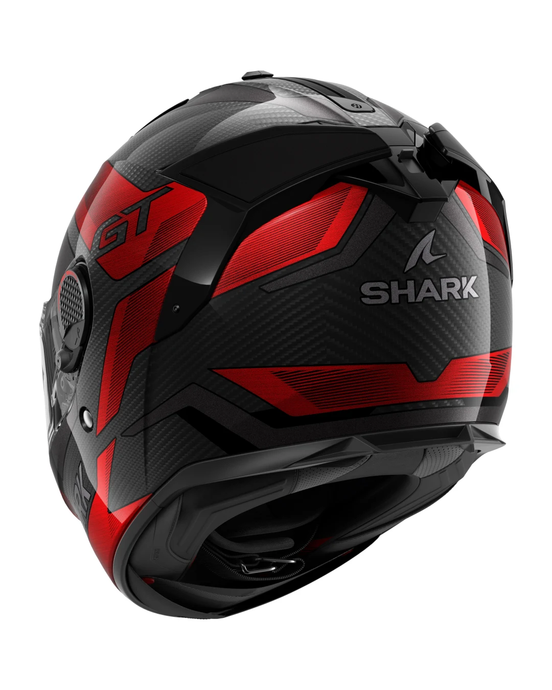 Каска SHARK SPARTAN GT PRO CARBON RITMO BLACK/RED GLOSS