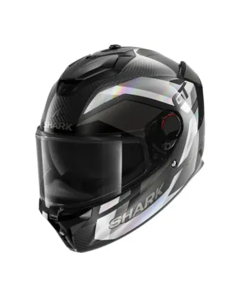 Каска SHARK SPARTAN GT PRO CARBON RITMO BLACK/WHITE GLOSS