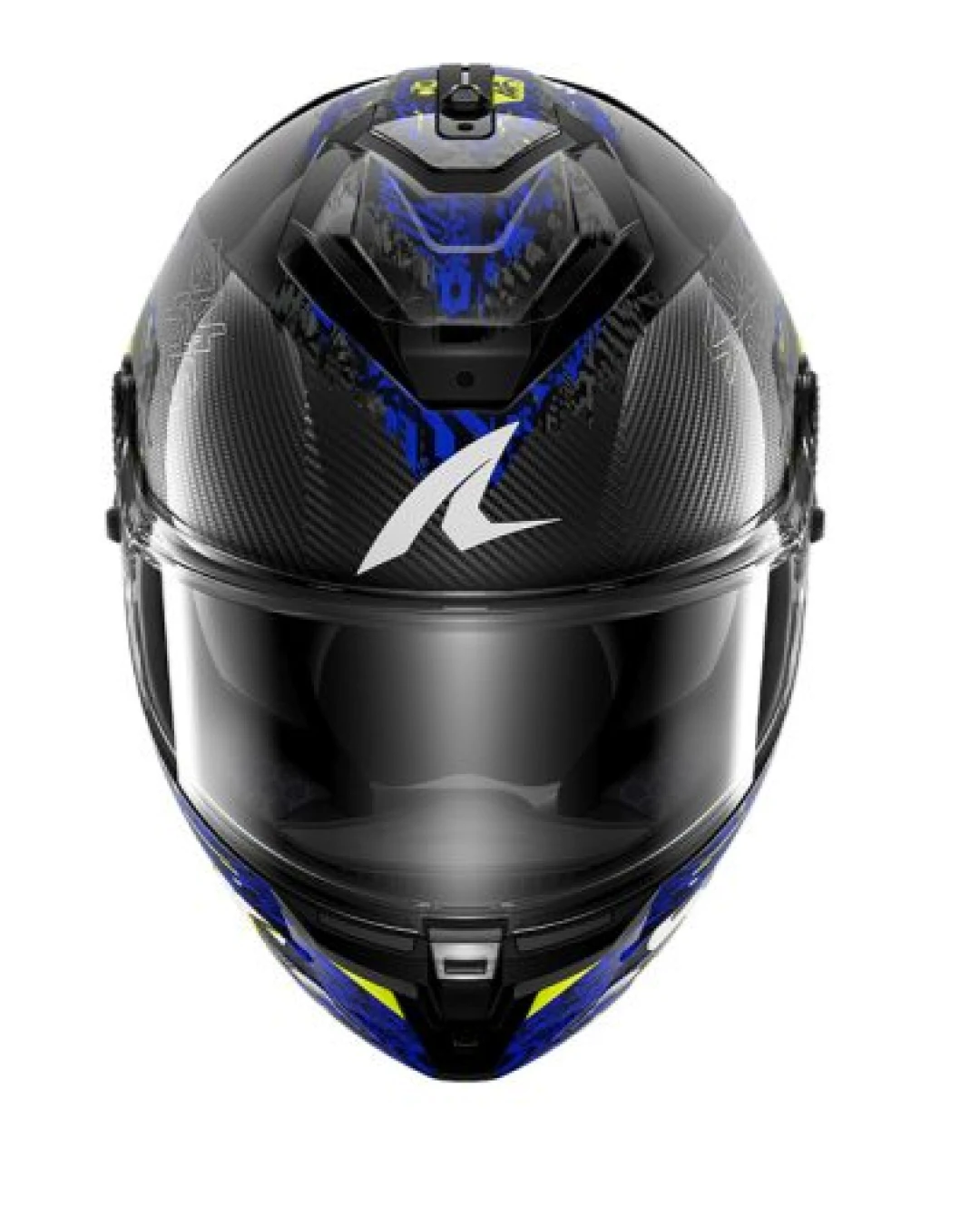 Каска SHARK SPARTAN GT PRO CARBON SPEED-VIB BLACK/BLUE/YELLOW