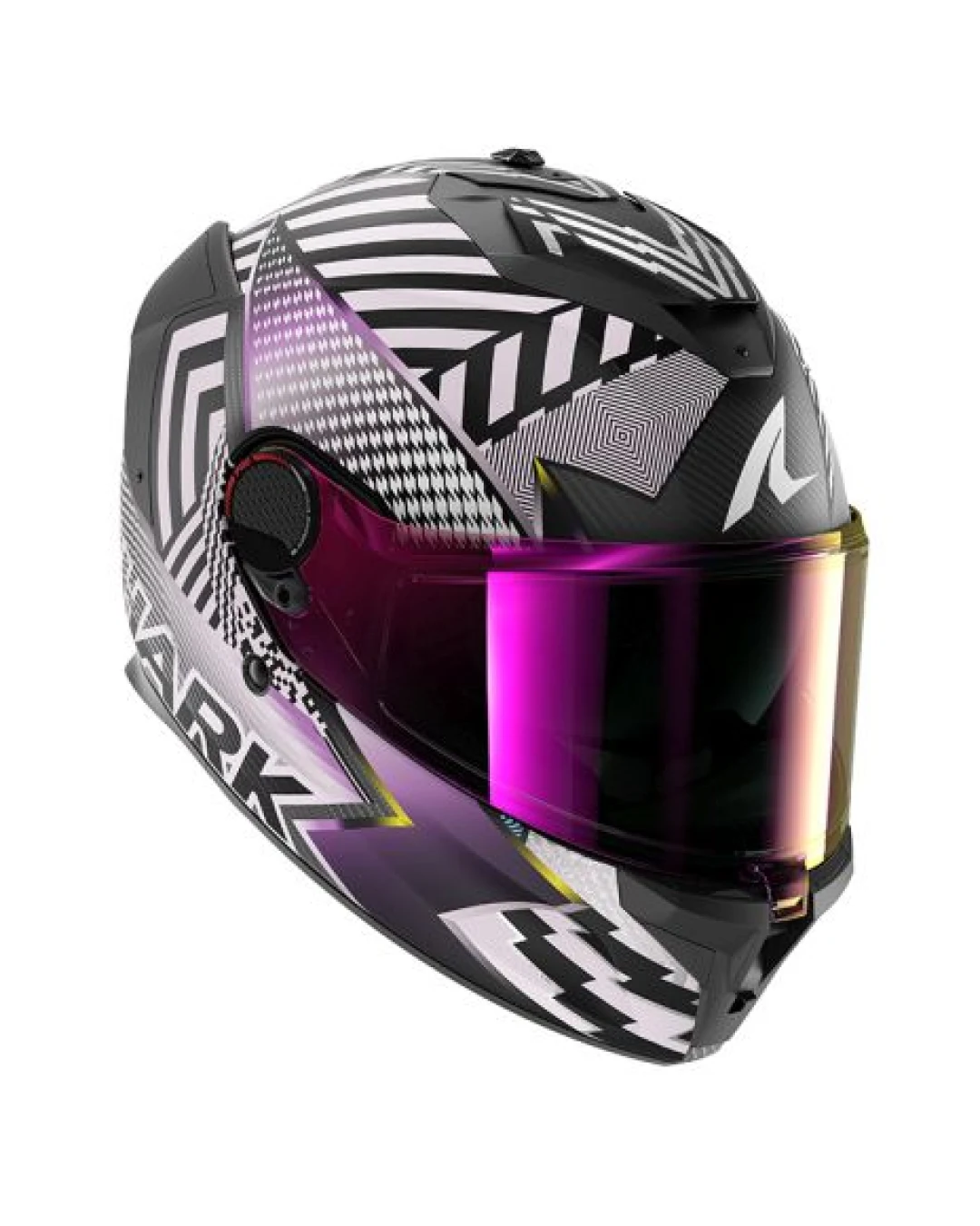 Каска SHARK SPARTAN GT PRO CARBON STHYR MAT CARBON/CHROME/PURPLE
