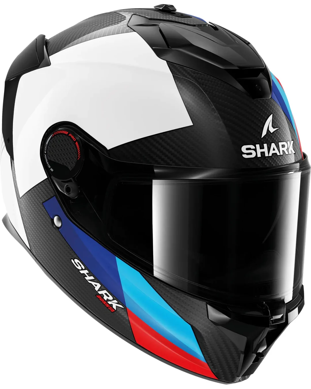 Каска SHARK SPARTAN GT PRO DOKHTA CARBON BLACK/WHITE/RED