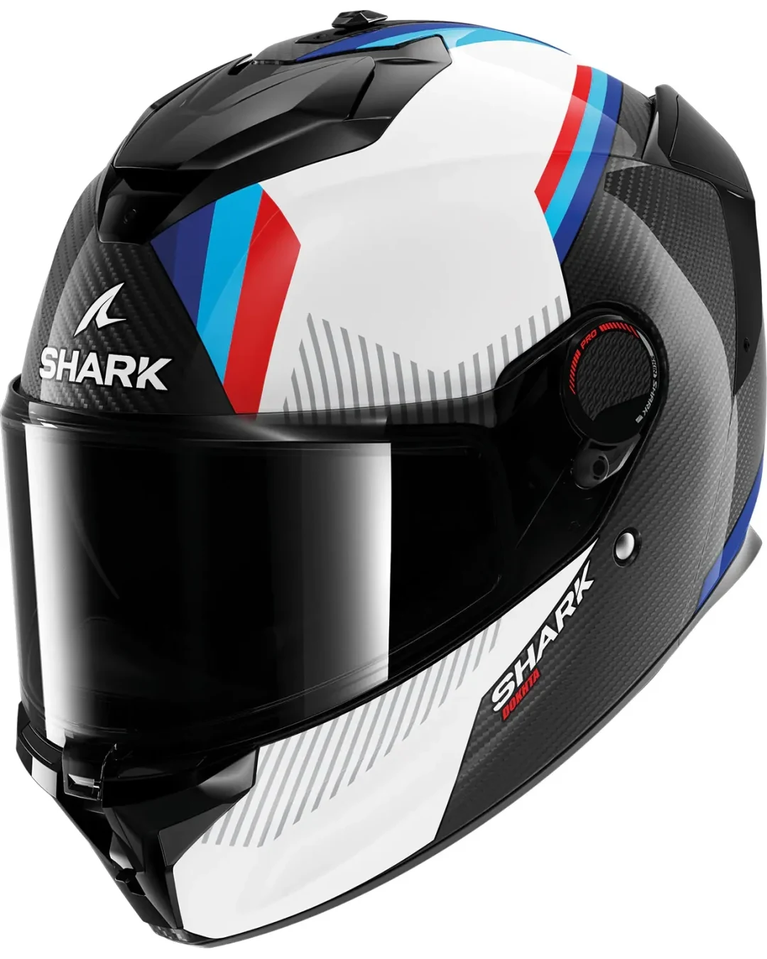Каска SHARK SPARTAN GT PRO DOKHTA CARBON BLACK/WHITE/RED