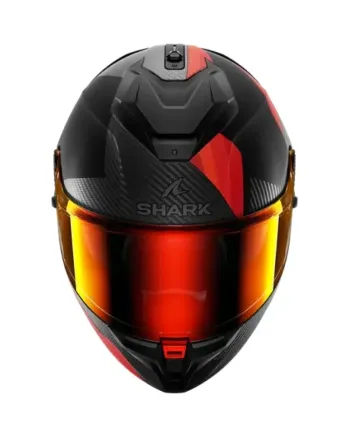 Каска SHARK SPARTAN GT PRO DOKHTA CARBON MATT BLACK/RED