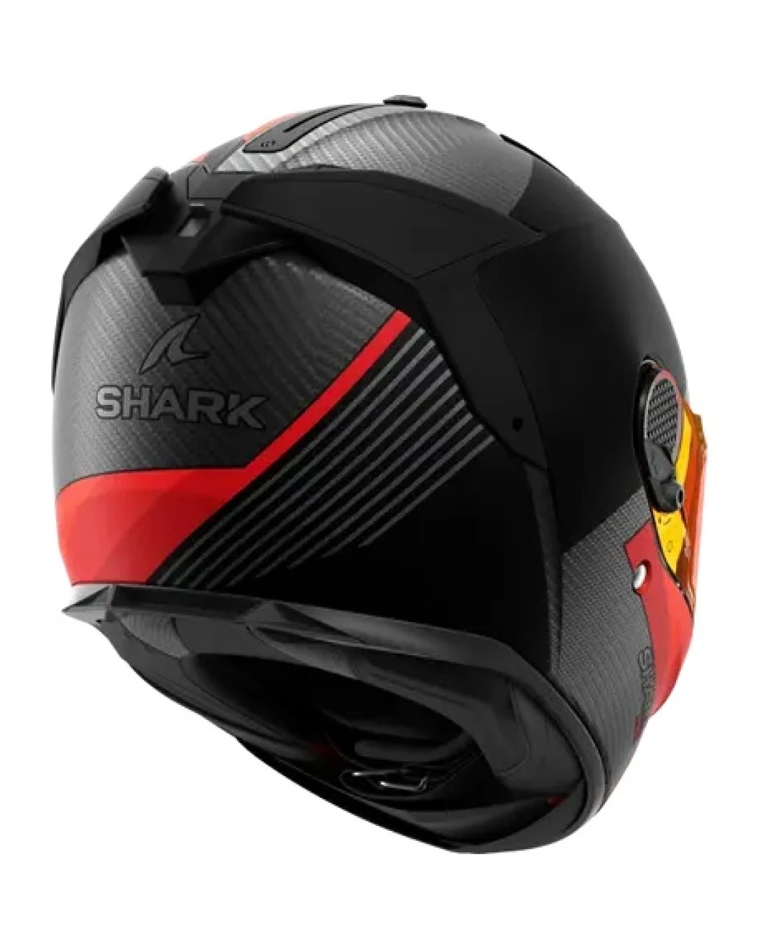 Каска SHARK SPARTAN GT PRO DOKHTA CARBON MATT BLACK/RED
