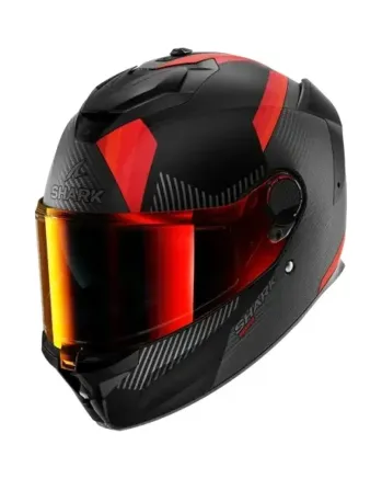 Каска SHARK SPARTAN GT PRO DOKHTA CARBON MATT BLACK/RED