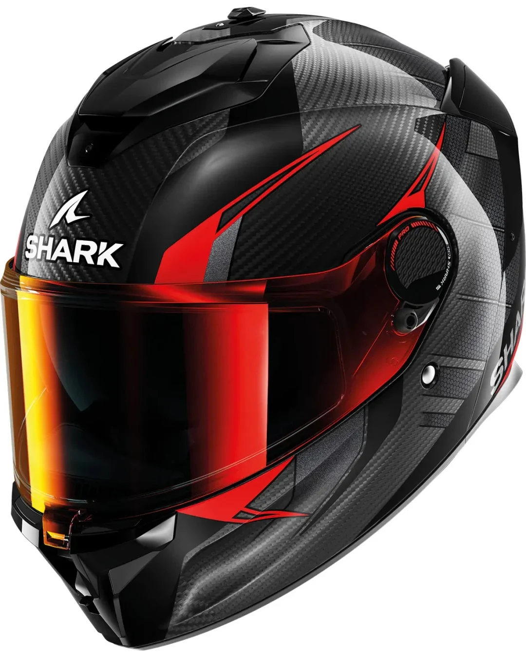 Каска SHARK SPARTAN GT PRO KULTRAM CARBON BLACK/RED