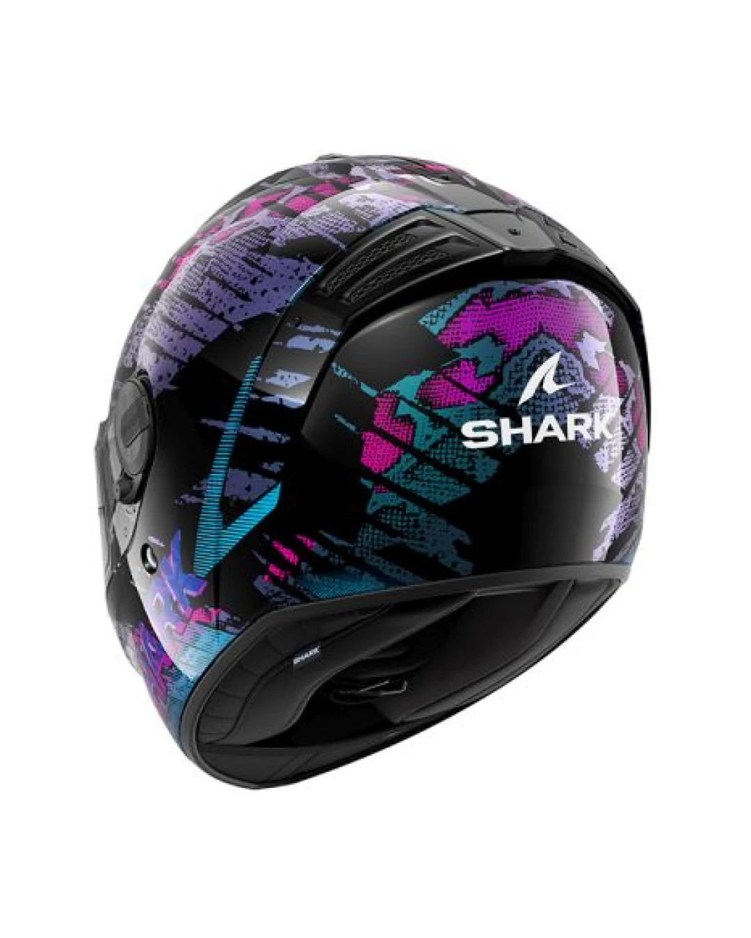 Каска SHARK SPARTAN RS CARBON REPTAIA BLACK/BLUE/PURPLE