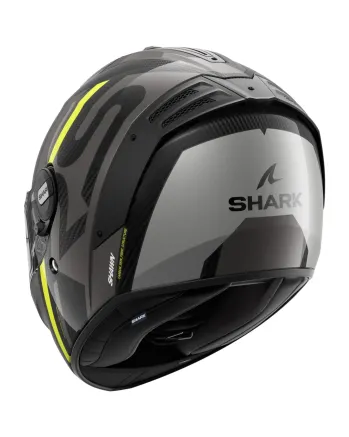 Каска SHARK SPARTAN RS CARBON SHAWN GLOSS BLACK/GRAY/YELLOW FLUO