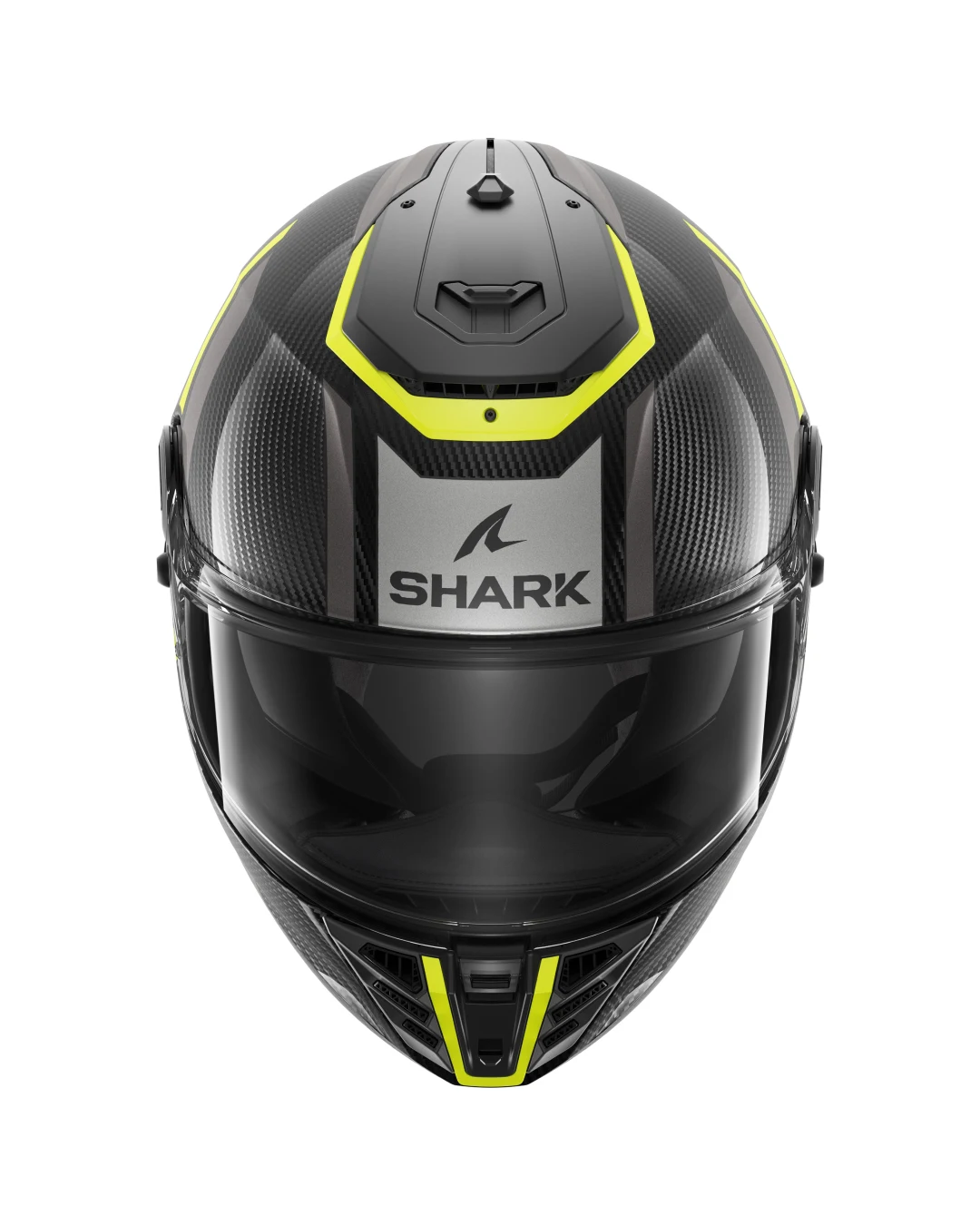 Каска SHARK SPARTAN RS CARBON SHAWN GLOSS BLACK/GRAY/YELLOW FLUO
