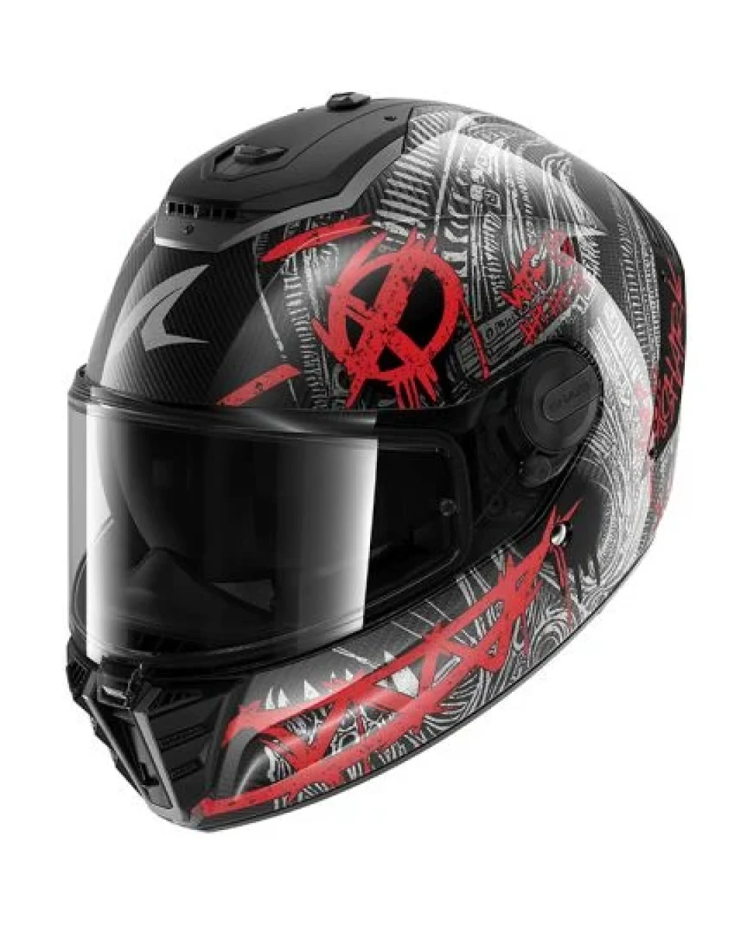 Каска SHARK SPARTAN RS CARBON SHIEVER BLACK/GREY/RED