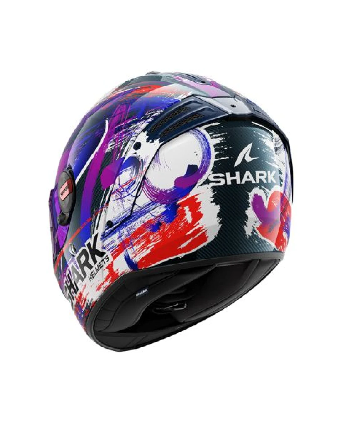 Каска SHARK SPARTAN RS CARBON ZARCO SIGNATURE CARBON/PURPLE/WHITE