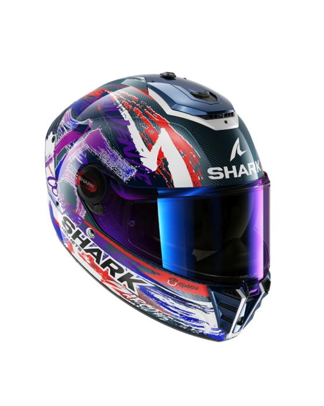 Каска SHARK SPARTAN RS CARBON ZARCO SIGNATURE CARBON/PURPLE/WHITE