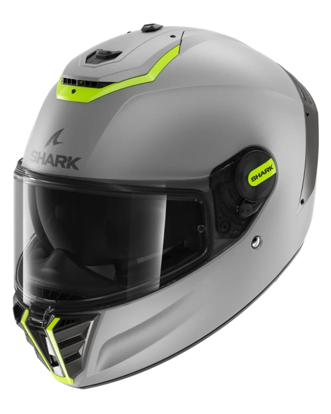 Каска SHARK SPARTAN RS SILVER/YELLOW FLUO MATT