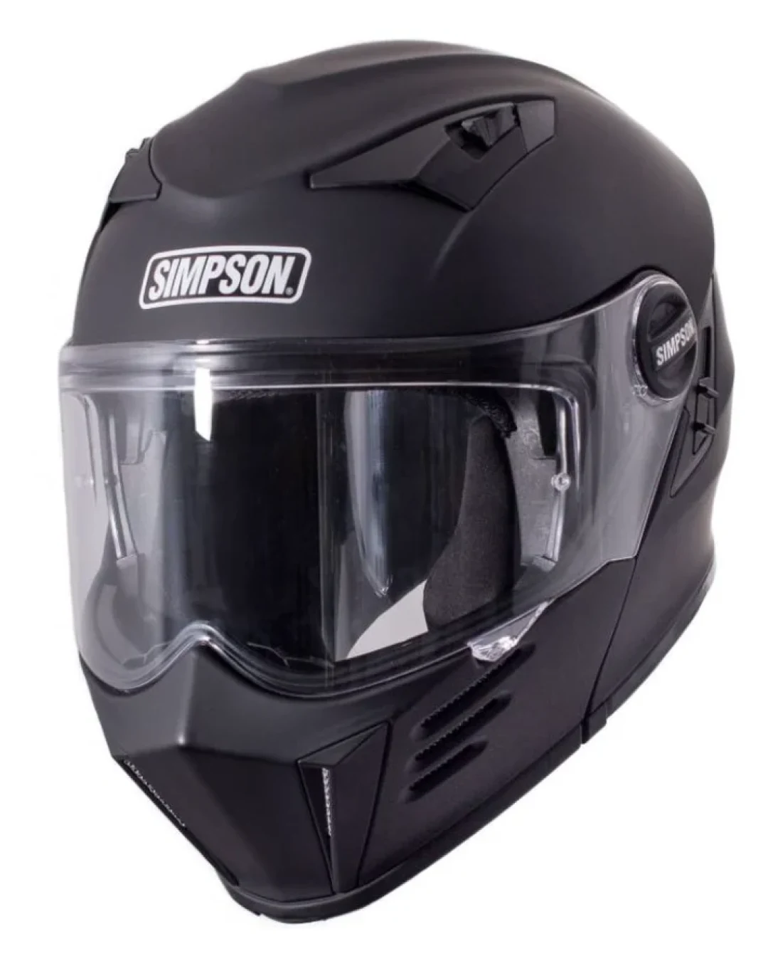 Каска SIMPSON Darksome 06 SOLID MATT BLACK