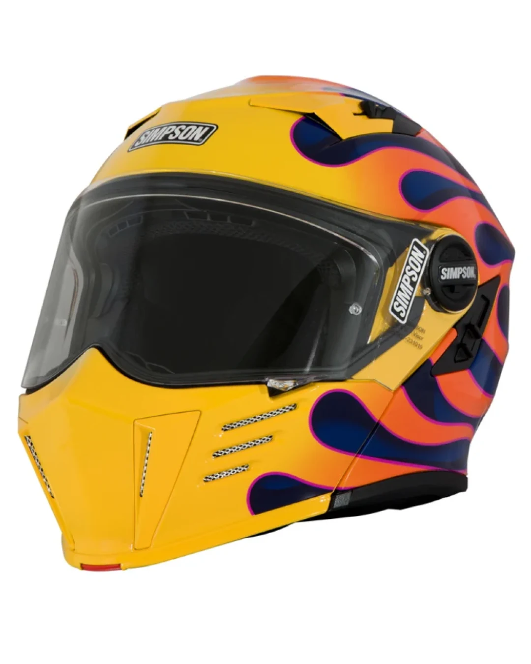 Каска SIMPSON Darksome Wildfire Yellow