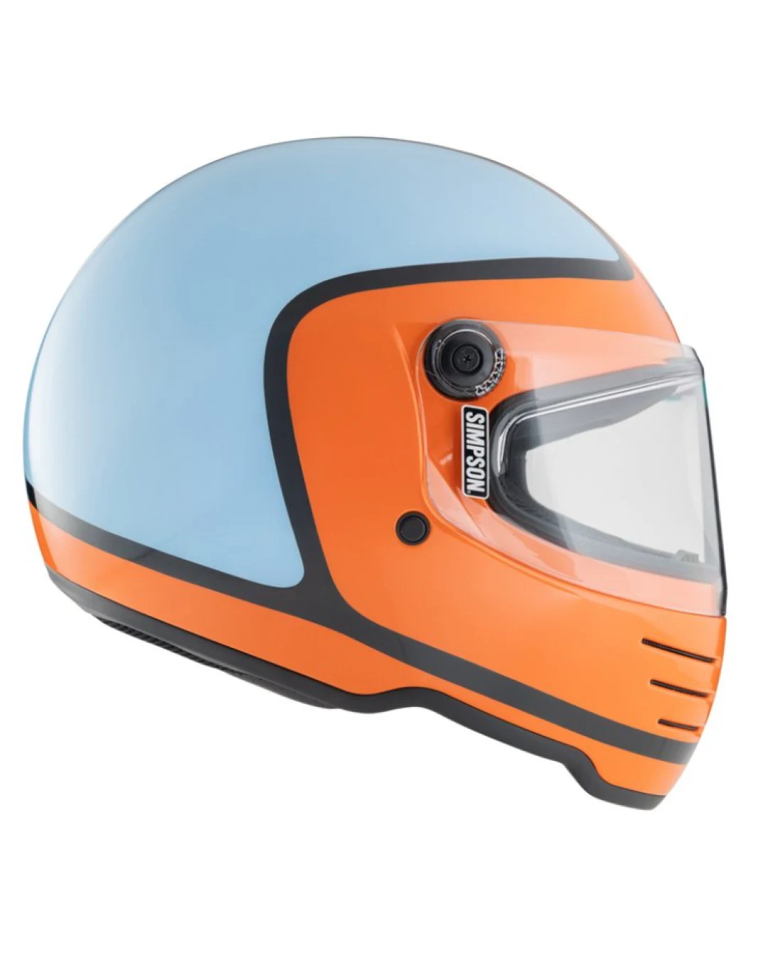 Каска SIMPSON M62 Hondo Orange/Blue