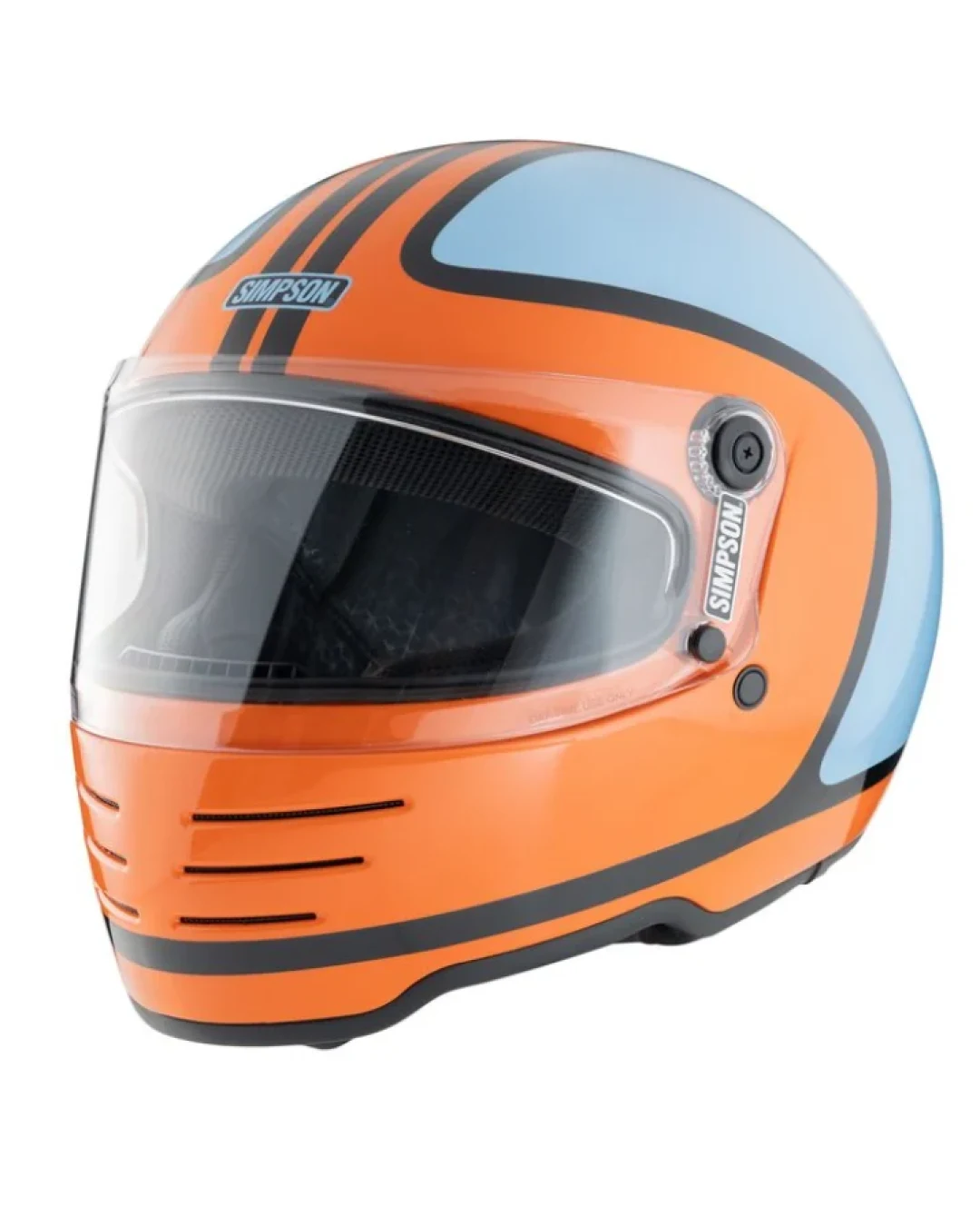 Каска SIMPSON M62 Hondo Orange/Blue