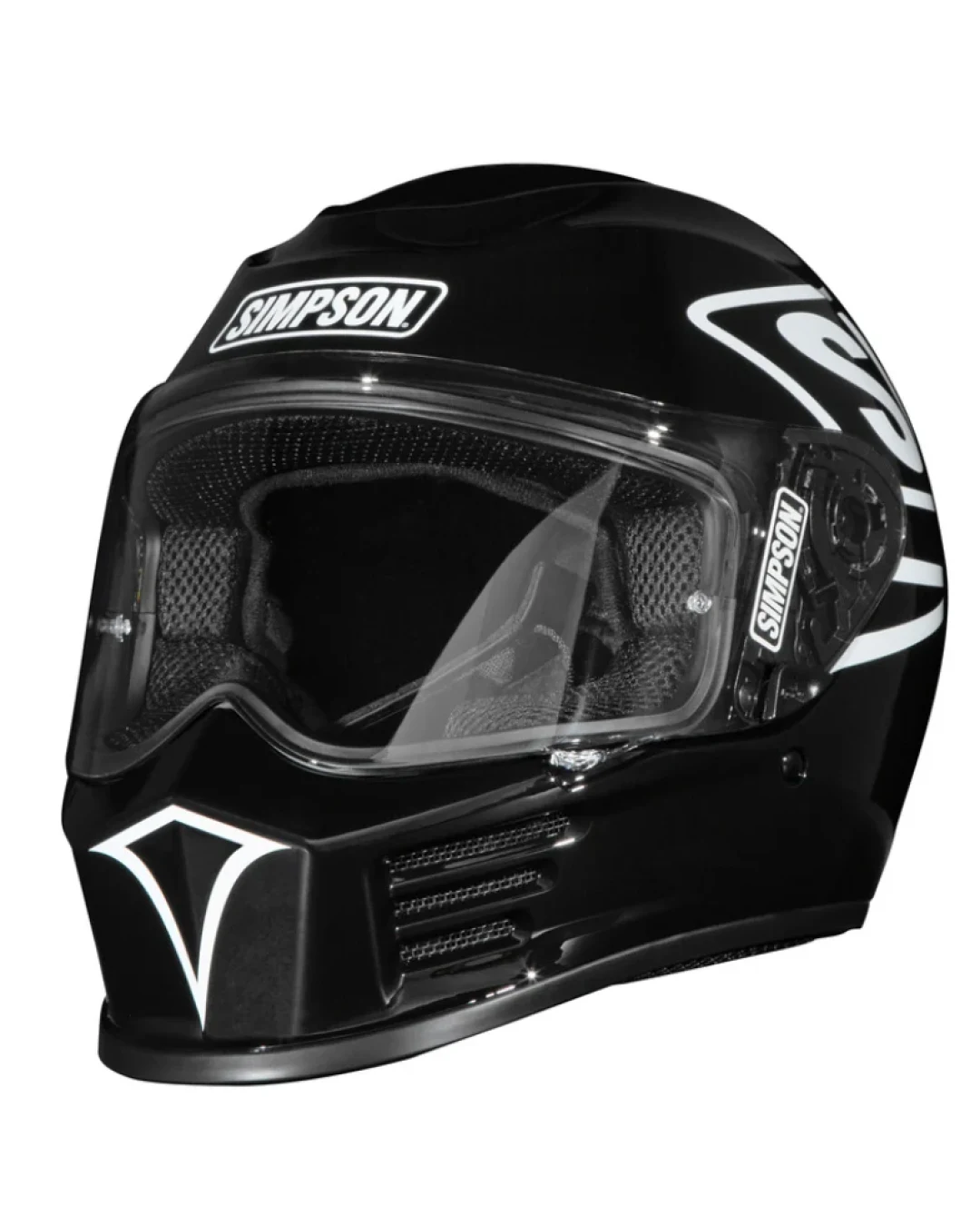 Каска SIMPSON Speed 12 O'Clock Black