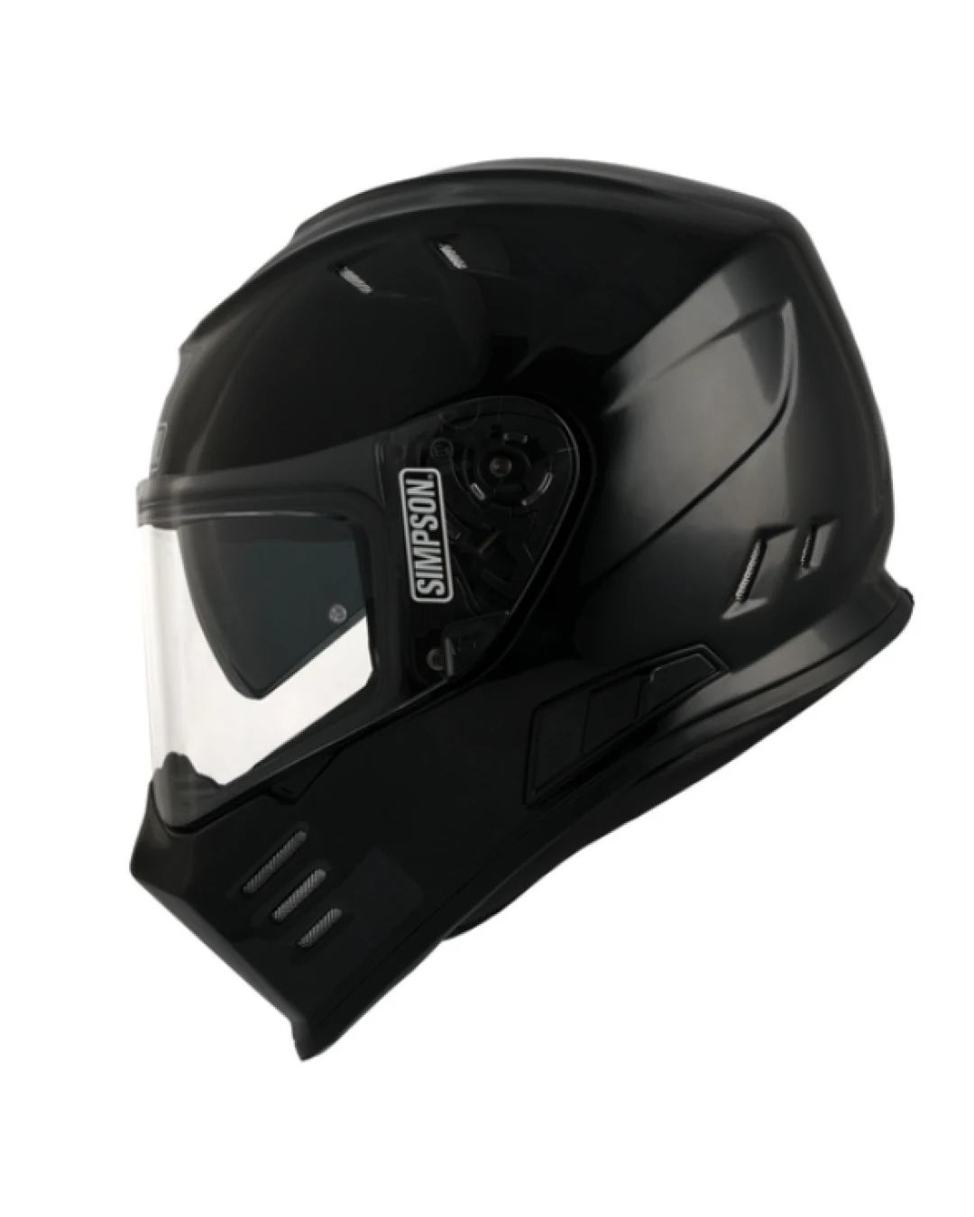 Каска SIMPSON Venom 06 Solid Gloss Black