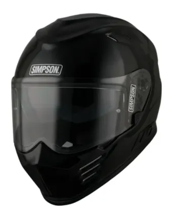 Каска SIMPSON Venom 06 Solid Gloss Black