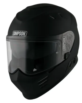 Каска SIMPSON Venom 06 Solid Matt Black