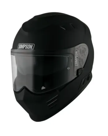 Каска SIMPSON Venom 06 Solid Matt Black