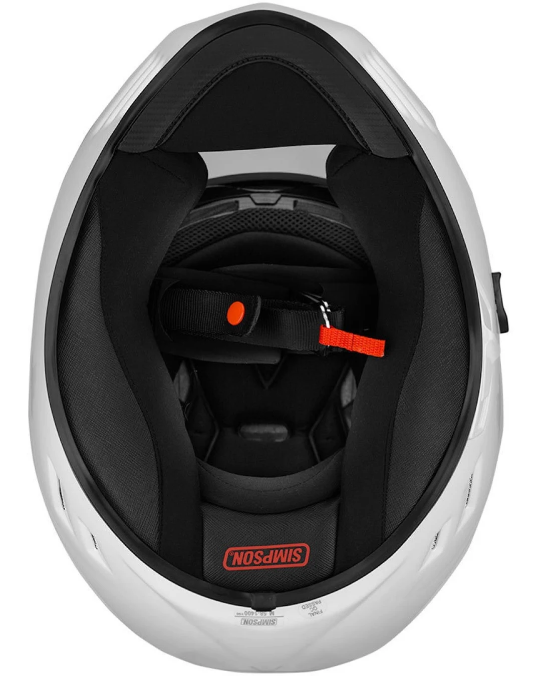 Каска SIMPSON VENOM SOLID GLOSS WHITE