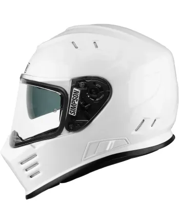 Каска SIMPSON VENOM SOLID GLOSS WHITE