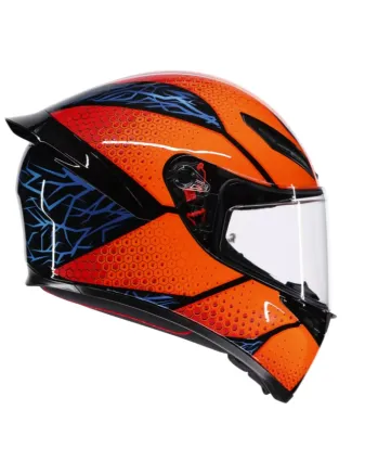 Каска за мотор AGV K1 S SPEEDARMOR BLACK/ORANGE/BLUE
